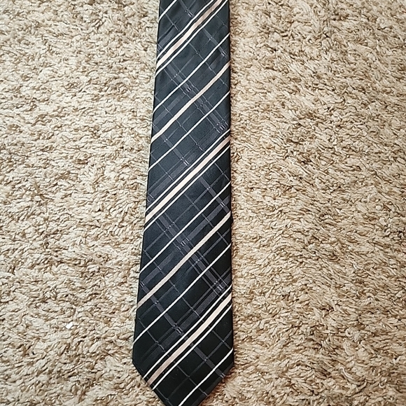 Donald Trump Signature Collection Men's Neck Tie Black & Brown  100% Silk - Picture 2 of 6